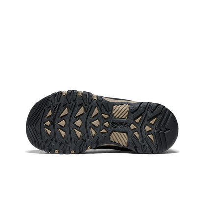 Keen Big Kids' Targhee IV Waterproof Hiking Shoe | Dark Olive/Gold Flame