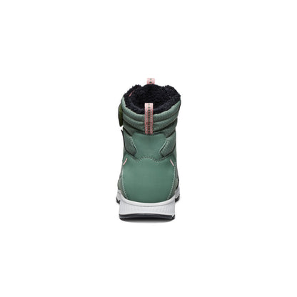 Keen Big Kids' Skua Waterproof Winter Boot | Dark Forest/Rose Elegance