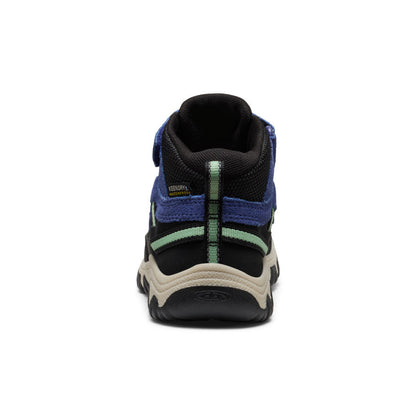Keen Little Kids' Targhee IV Waterproof Hiking Boot | Skipper Blue/Hemlock