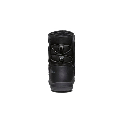 Keen Big Kids' Puffrider Waterproof Winter Boot | Black/Steel Grey