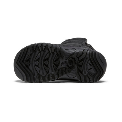Keen Little Kids' Puffrider Waterproof Winter Boot | Black/Steel Grey