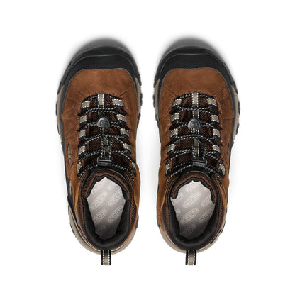 Keen Big Kids' Targhee IV Waterproof Hiking Boot | Bison/Brindle