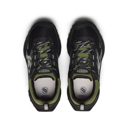 Keen Big Kids' Zionic Waterproof Shoe | Black/Bronze Green